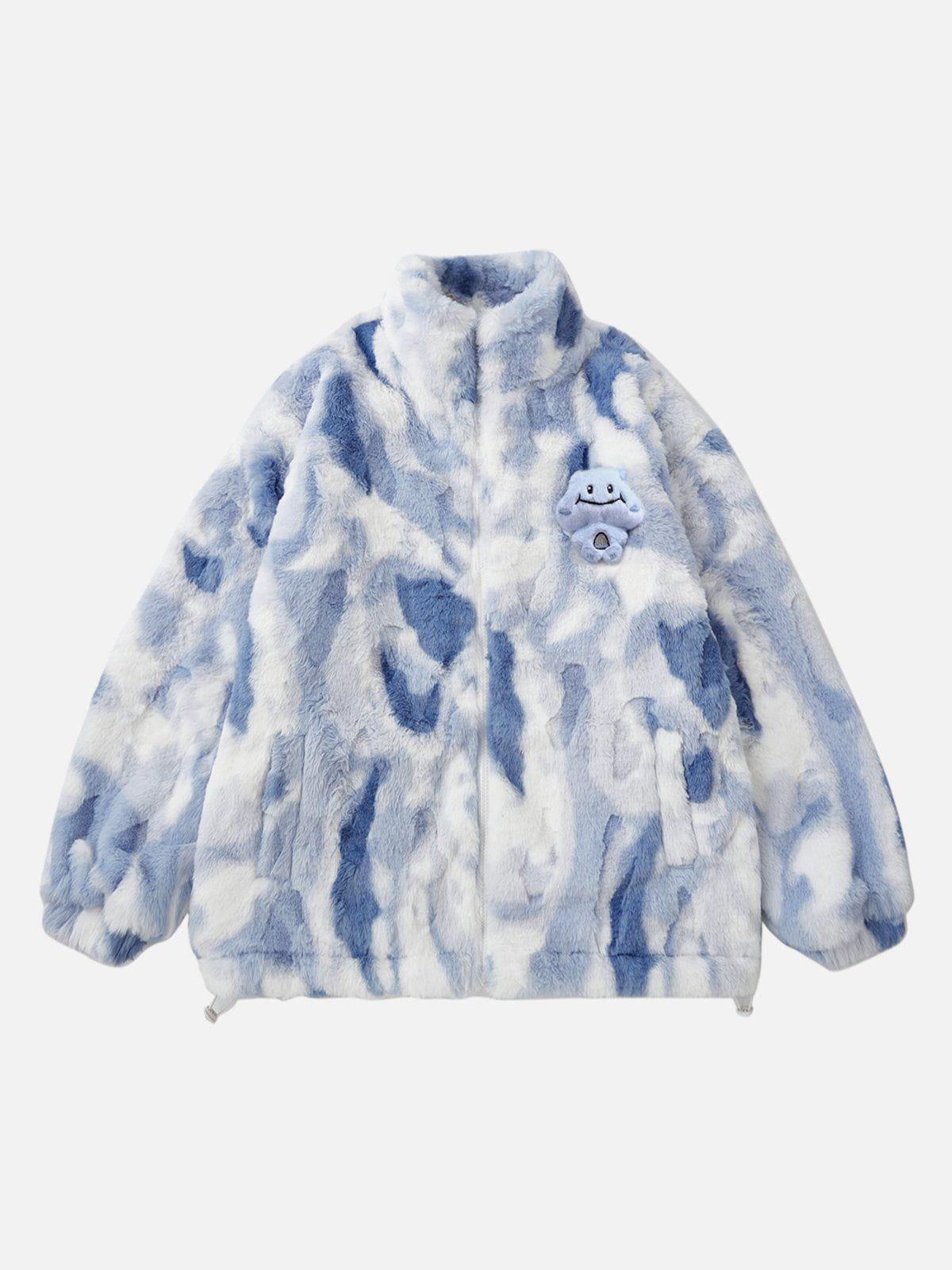 Aelfric Eden Gradient Tie Dye Fleece Jacket Product Image