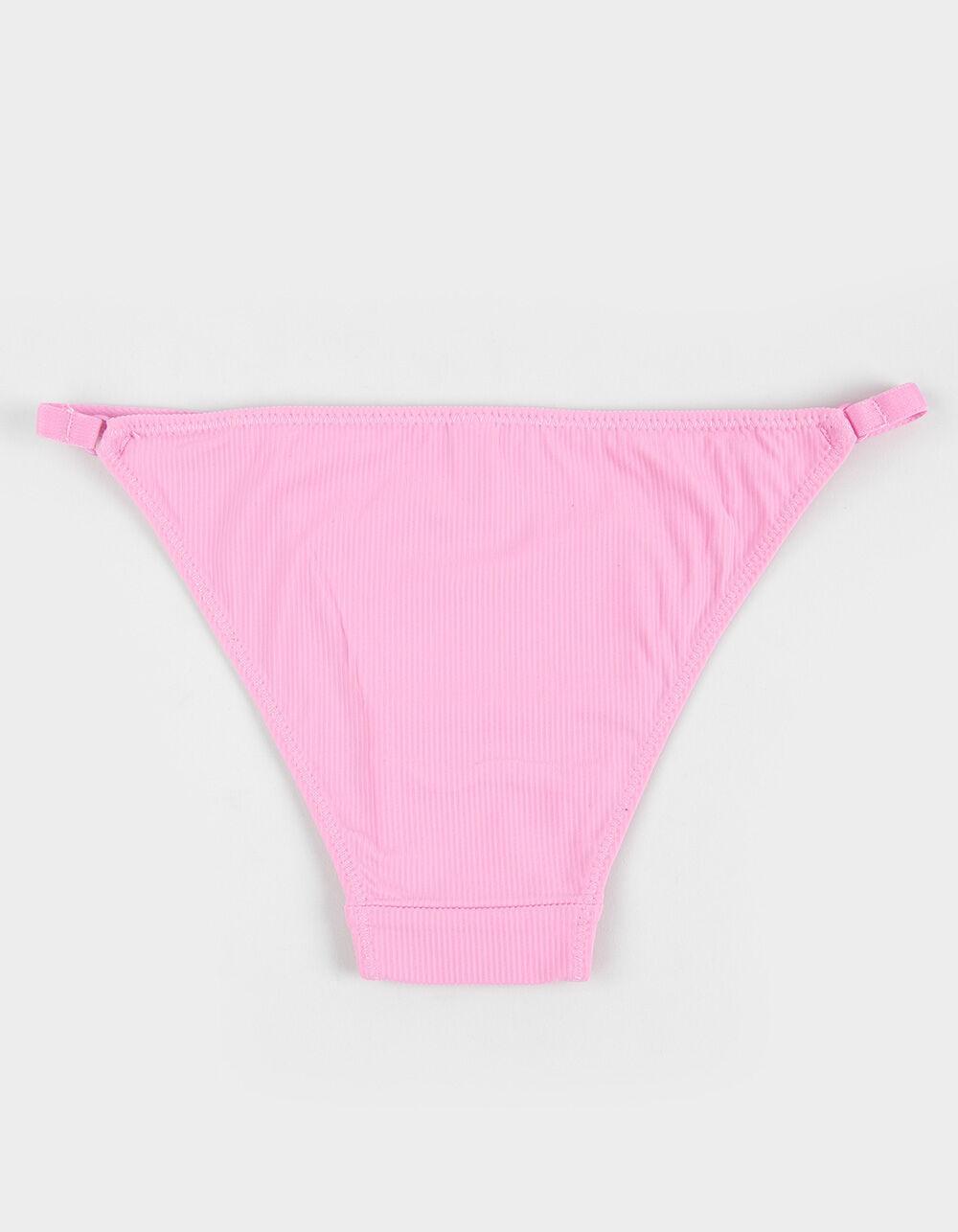 FULL TILT Micro Side Strap Cheeky Panties - BUBBLEGUM Product Image