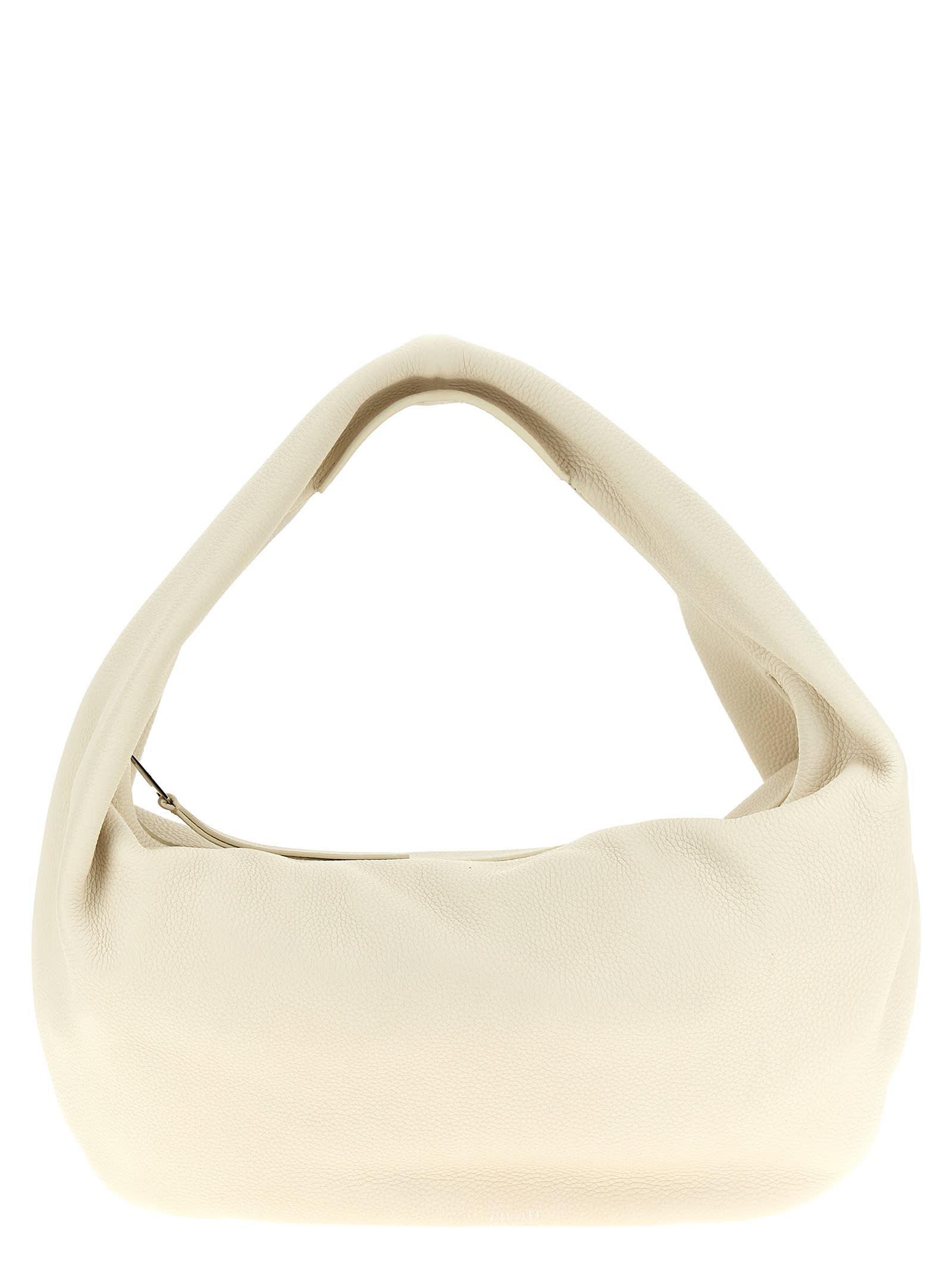 KHAITE Medium Olivia Hobo Shoulder Bag In White Product Image