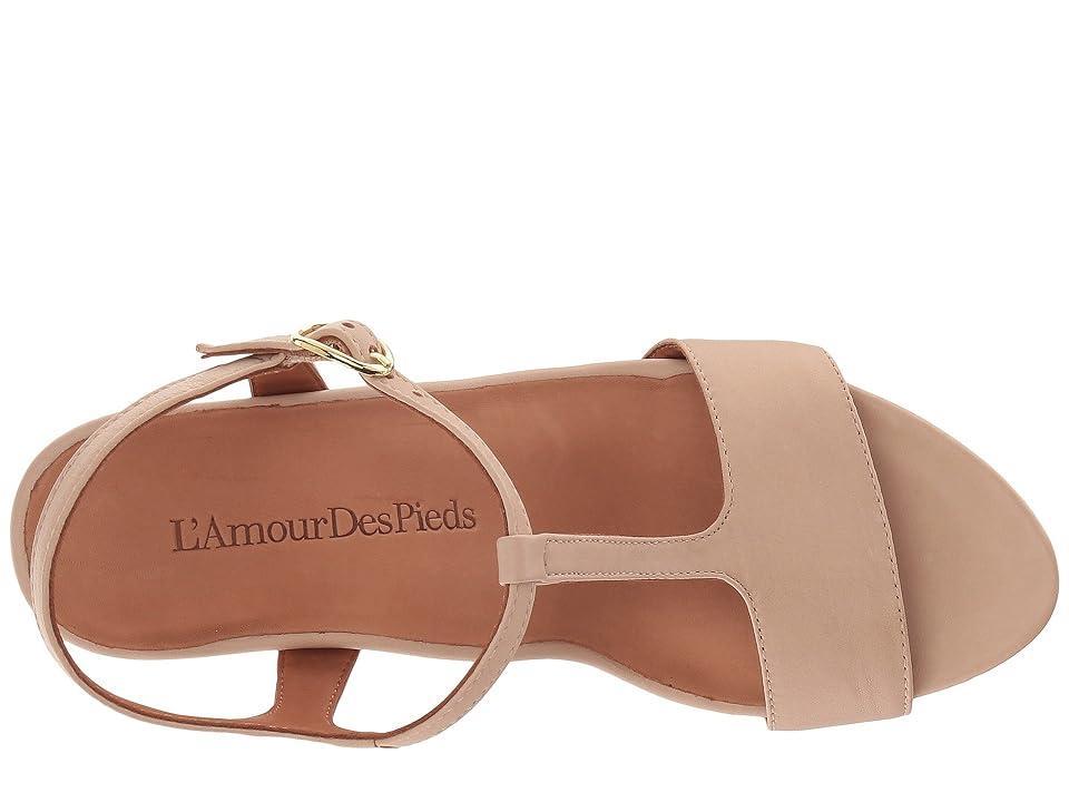 L'Amour Des Pieds Idelle (Nude Nappa) Women's Sandals Product Image