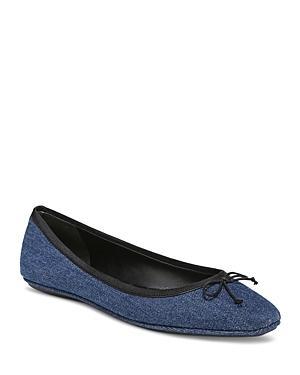 Veronica Beard Womens Beatrix Slip On Bow Ballet Flats Product Image