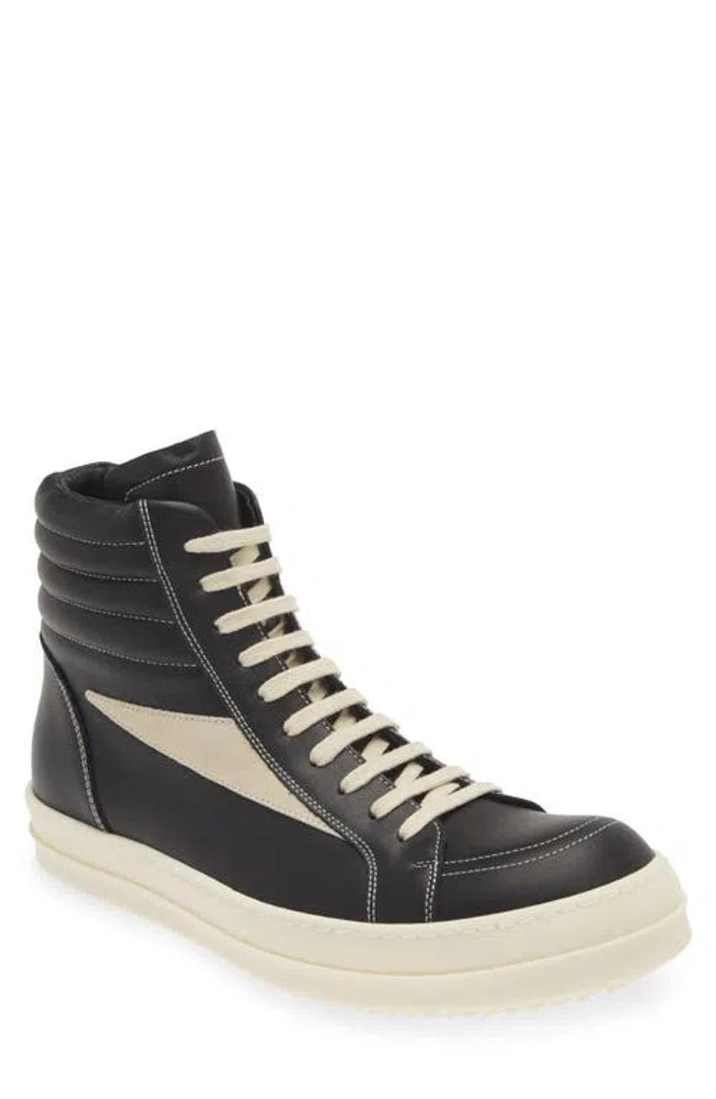 Porterville High Top Sneaker In Black/milk/milk Product Image