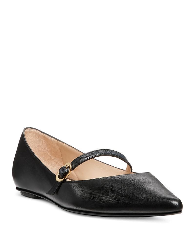 Emilia Leather Mary Jane Ballerina Flats Product Image