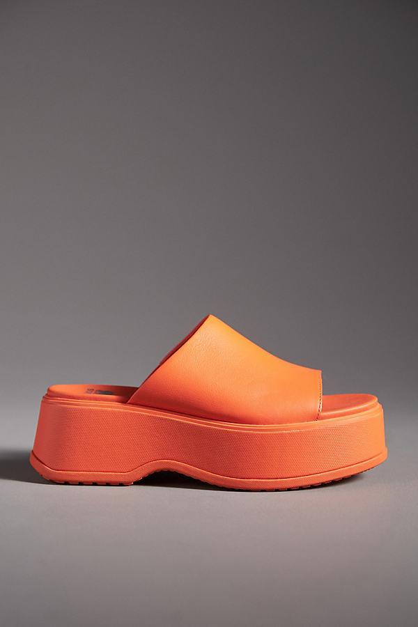 Dayspring Leather Platform Slide Sandals Product Image