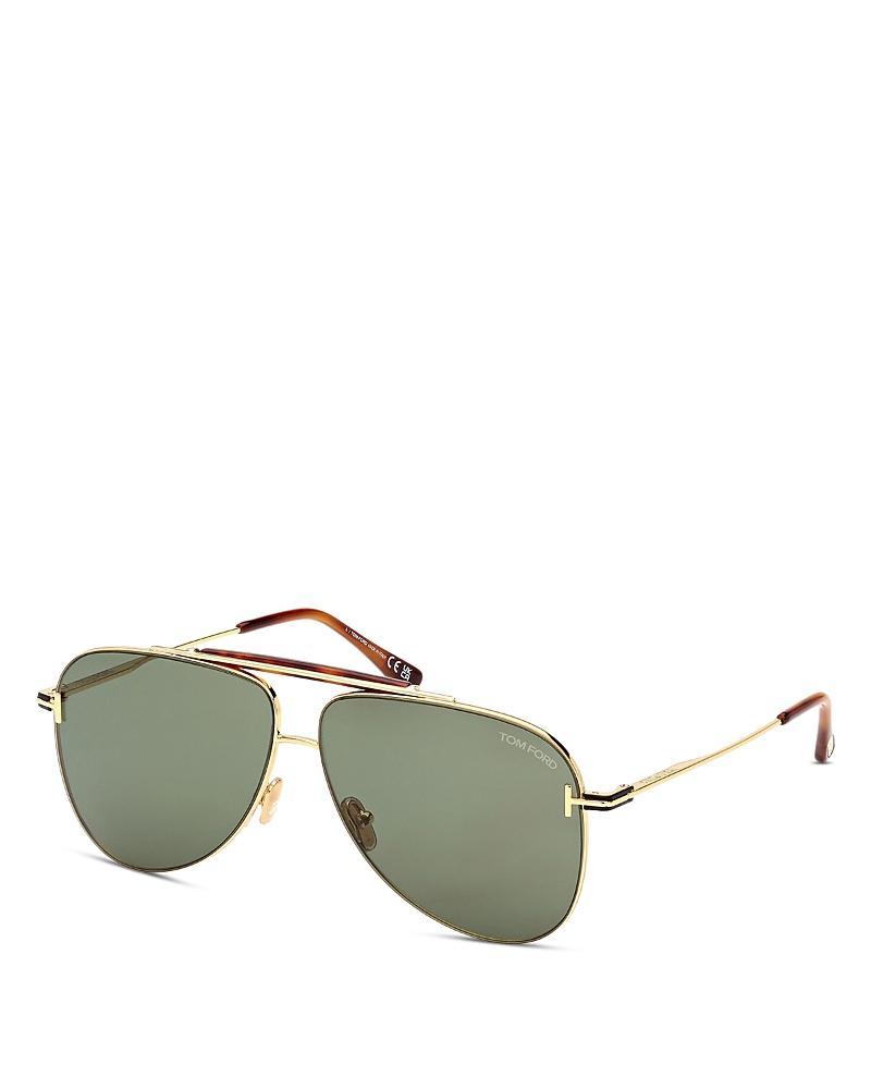 Mens Brady 60MM Pilot Sunglasses Product Image