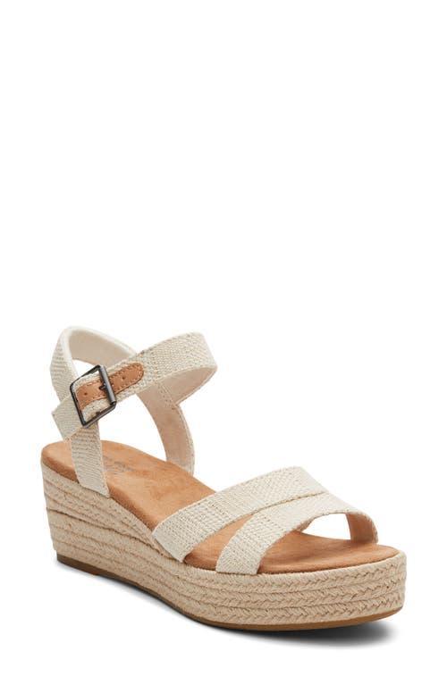 Toms Womens Audrey Espadrille Wedge Sandals Product Image