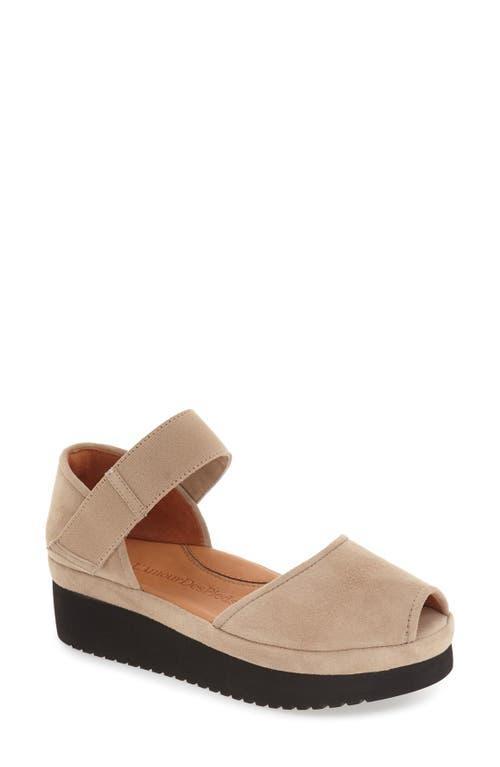 LAmour Des Pieds Amadour Suede Platform Sandals Product Image