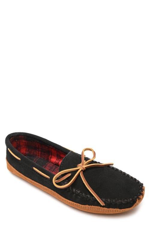 Minnetonka Double Bottom Fleece Men's Shoes Product Image