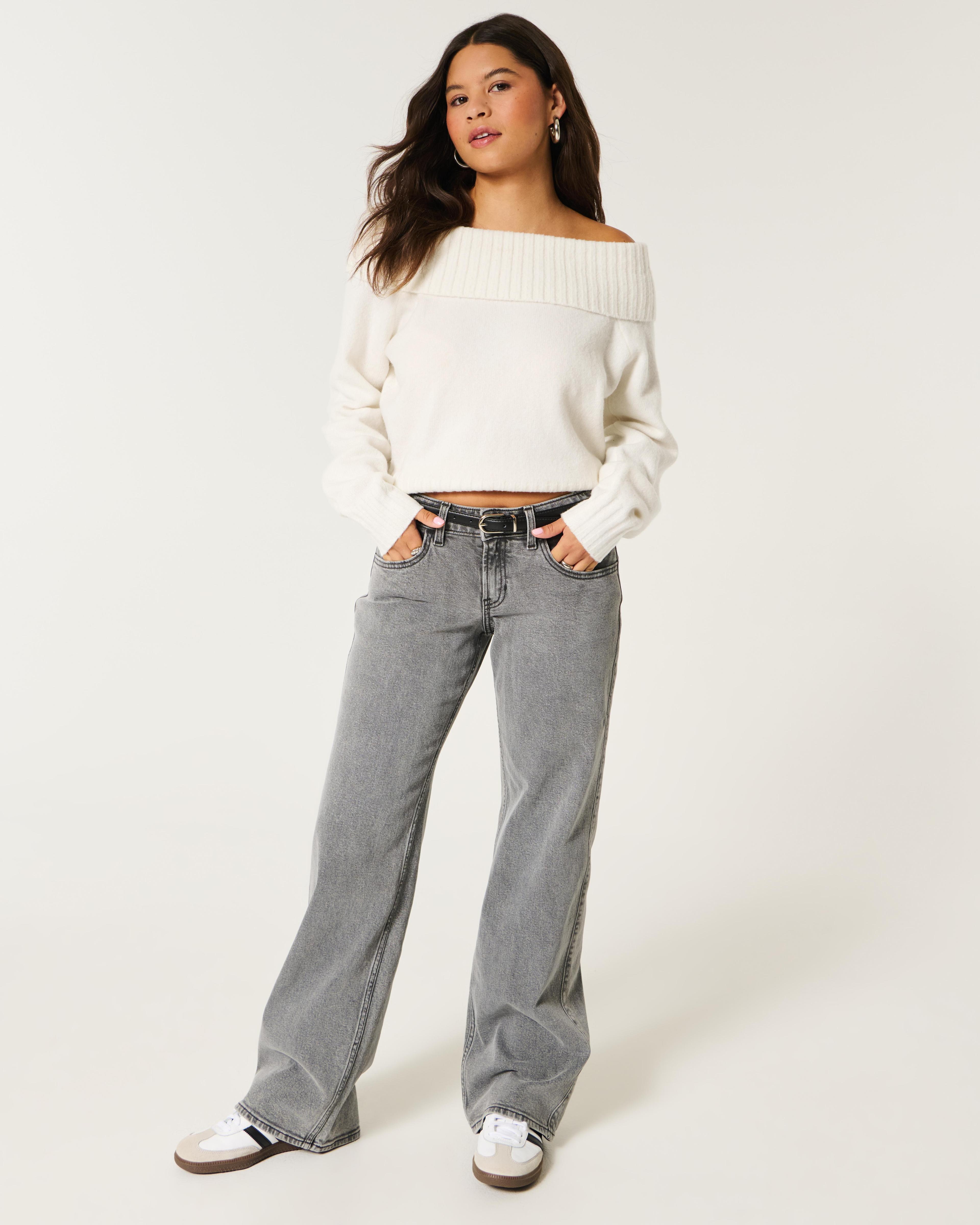 Hollister Comfy Cloud Off-the-Shoulder Sweater Product Image