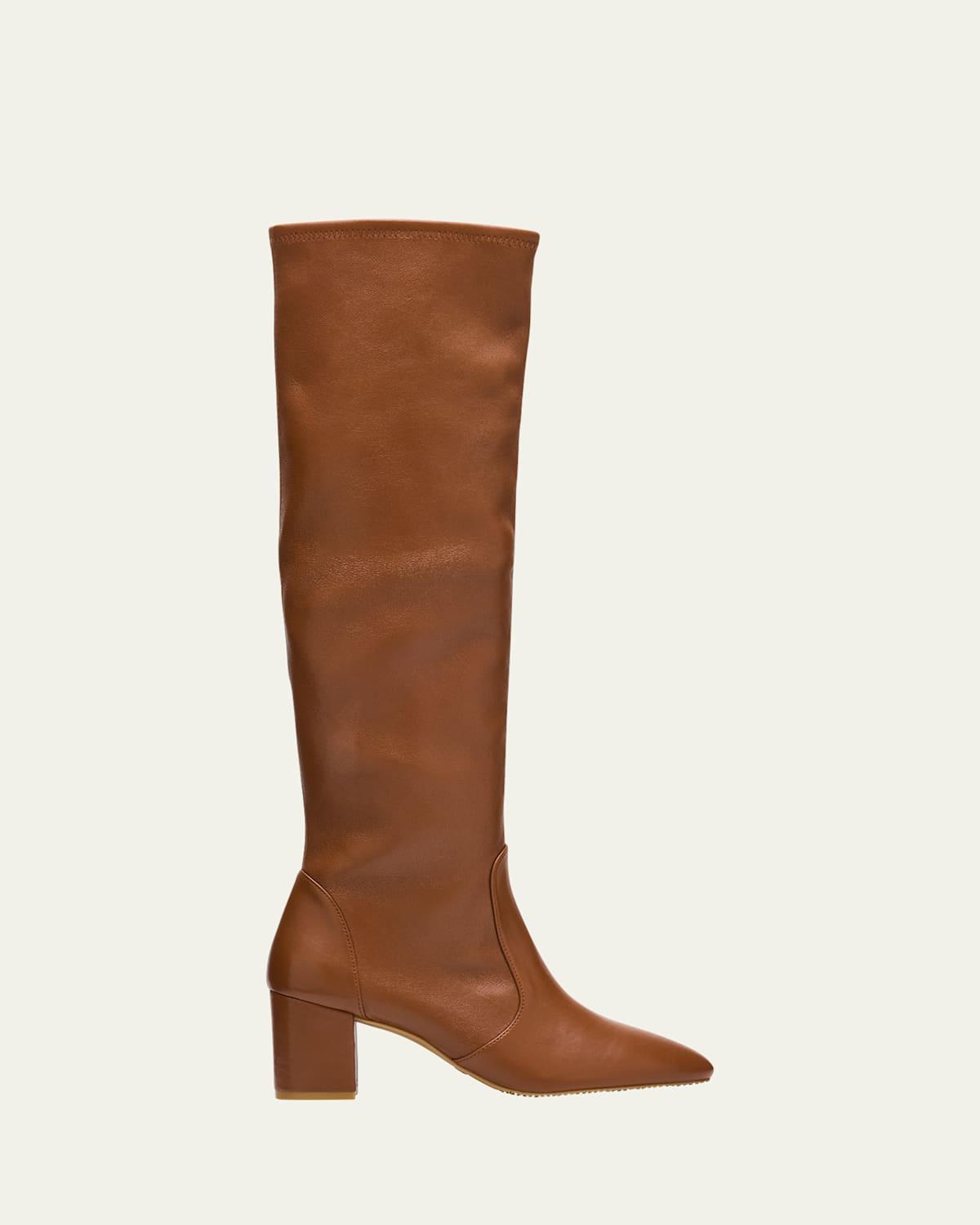 STUART WEITZMAN Yuliana 60 Tall Slouch Boots In Bridle Brown Product Image