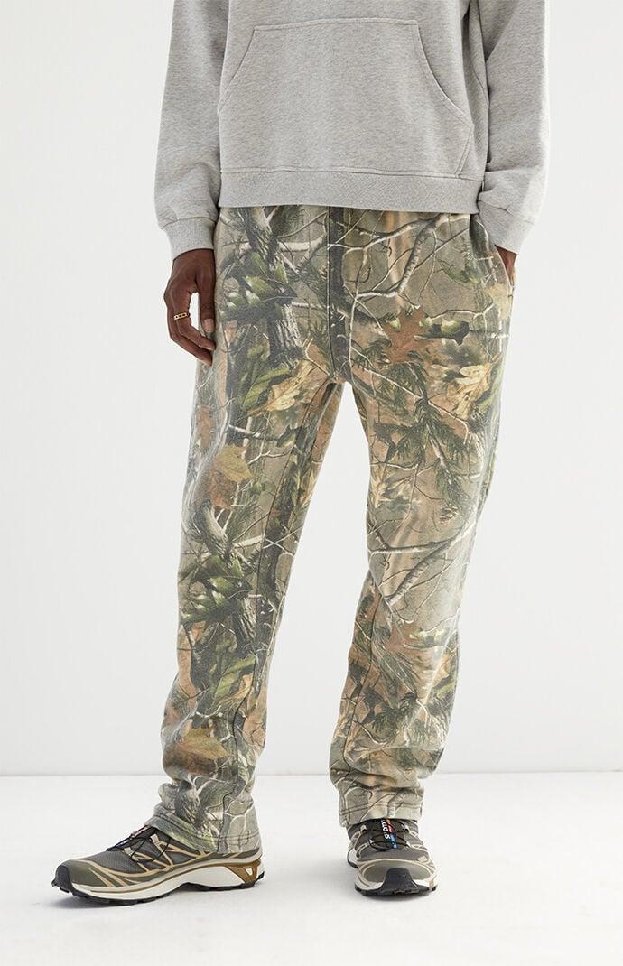 Men's Camo Straight Leg Sweatpants Product Image