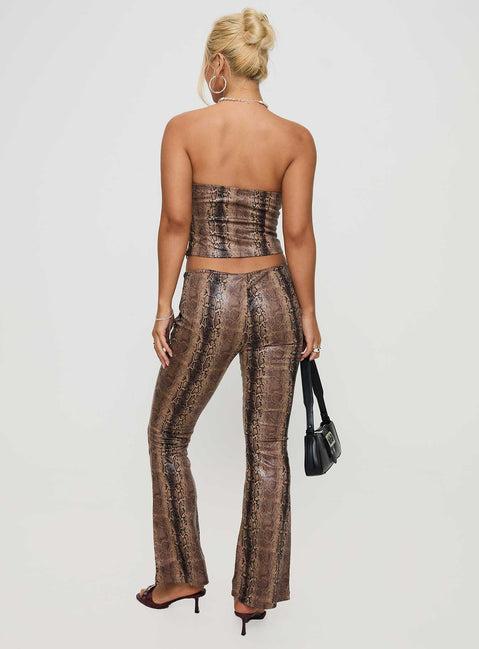 Slither Pants Snake Print Product Image