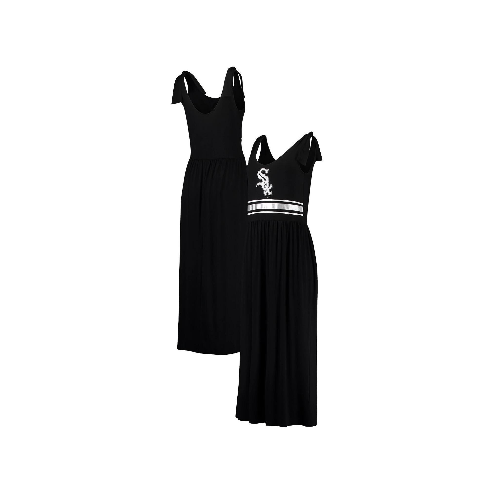 Women's G-III 4Her by Carl Banks Black Chicago White Sox Game Over Maxi Dress,  Product Image