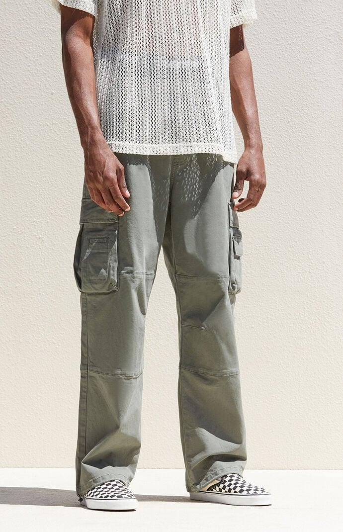 Men's Natural Baggy Cargo Pants Product Image