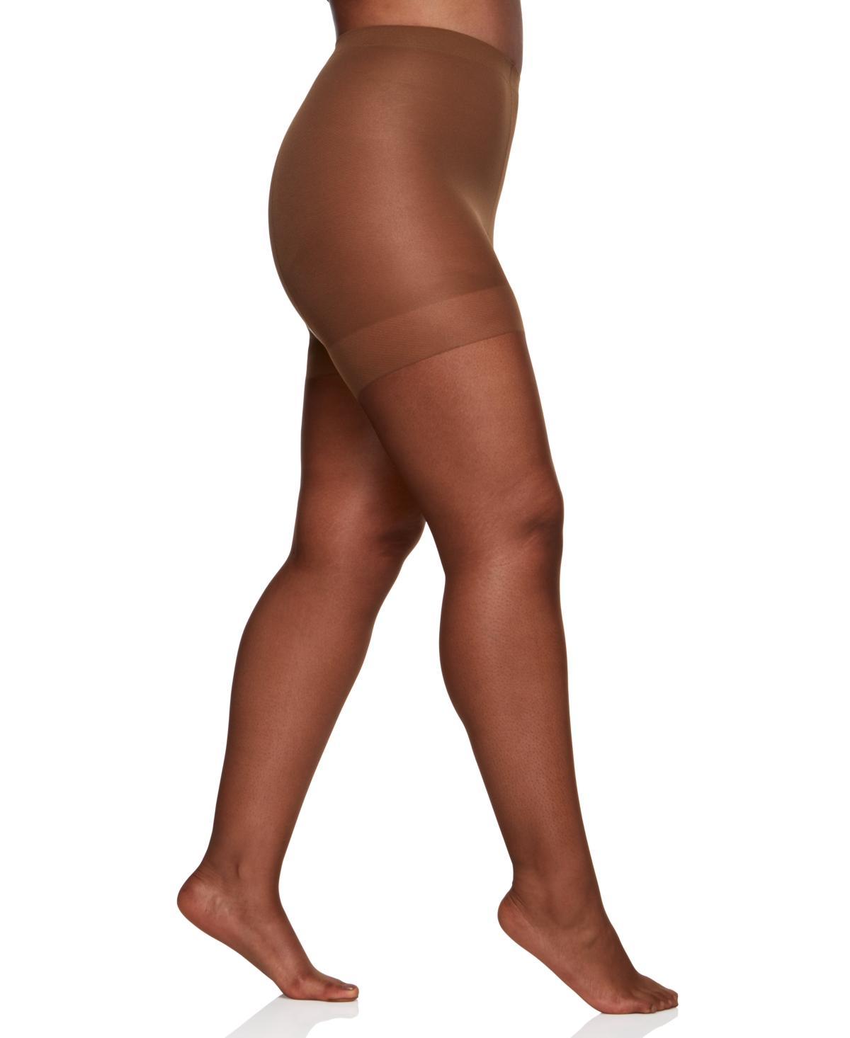 Berkshire Womens Plus Size Ultra Sheer Control Top Pantyhose, 4411 Product Image