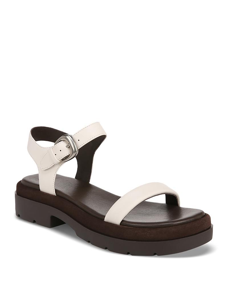 Vince Womens Heloise Leather Ankle Strap Sandals Product Image