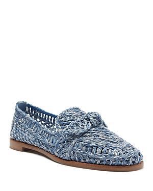 Womens Raffia Penny Loafer Product Image