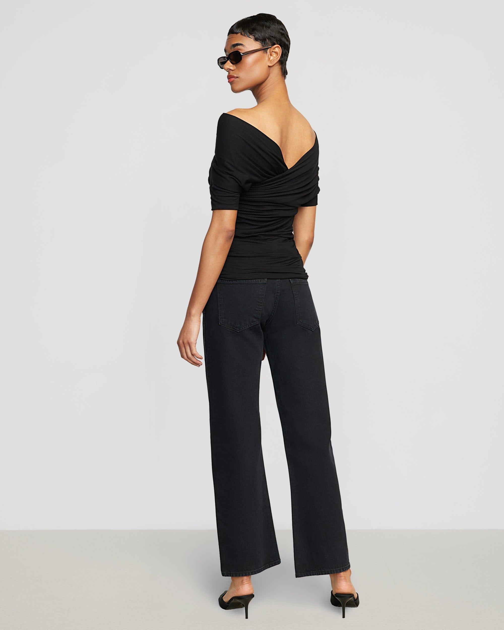 Thalia Ruched Off-Shoulder Tee Product Image