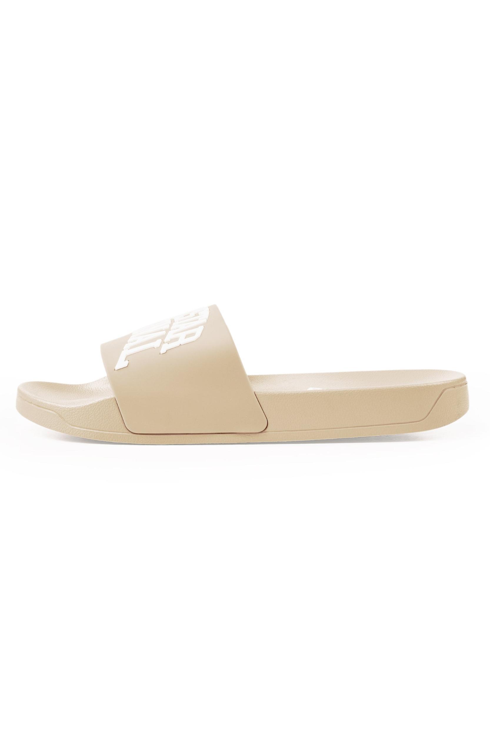 Surfside Beige Graphic Slides Male Product Image