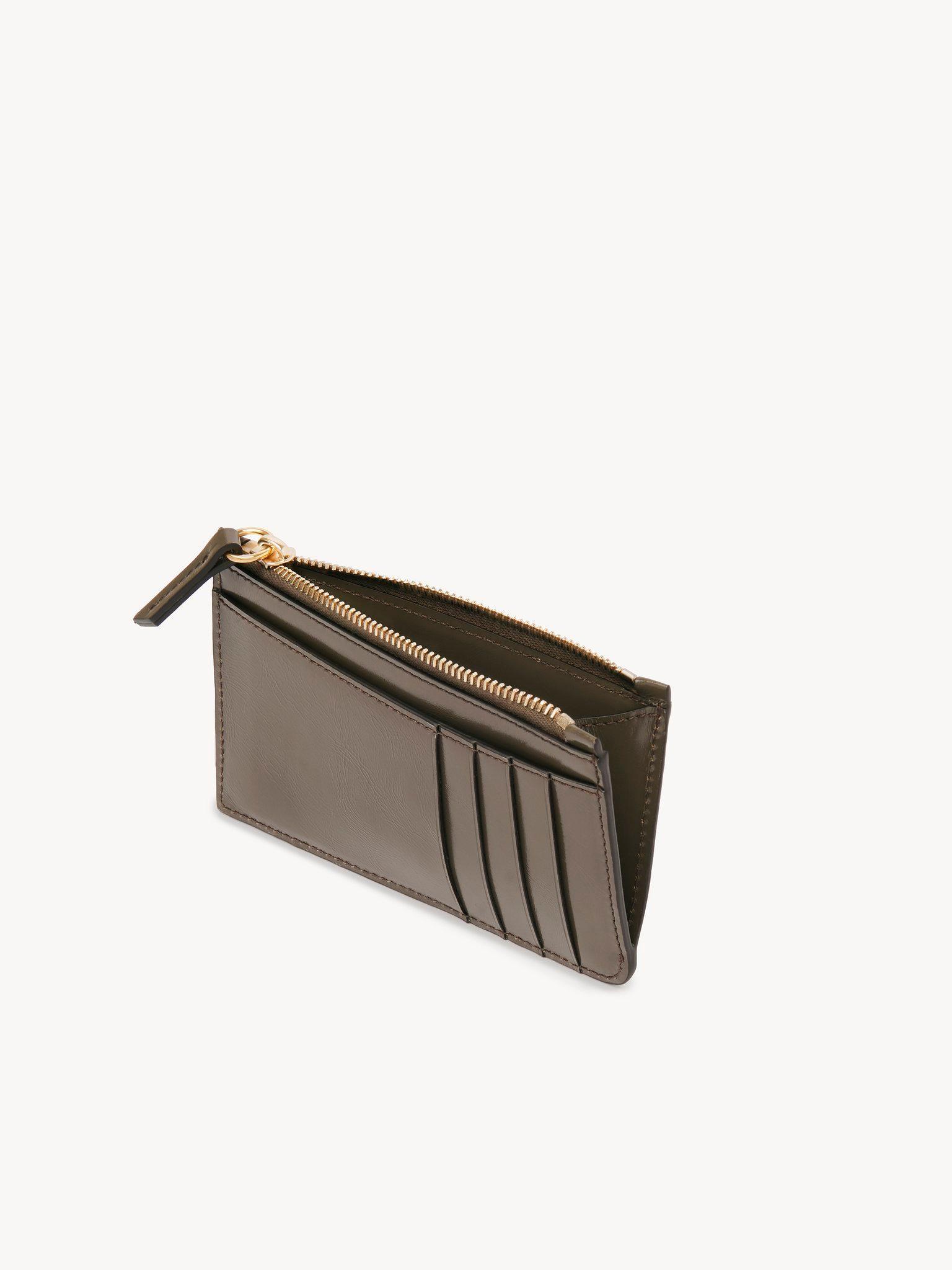 Small Chloé Iconic purse with card slots in shiny leather Product Image