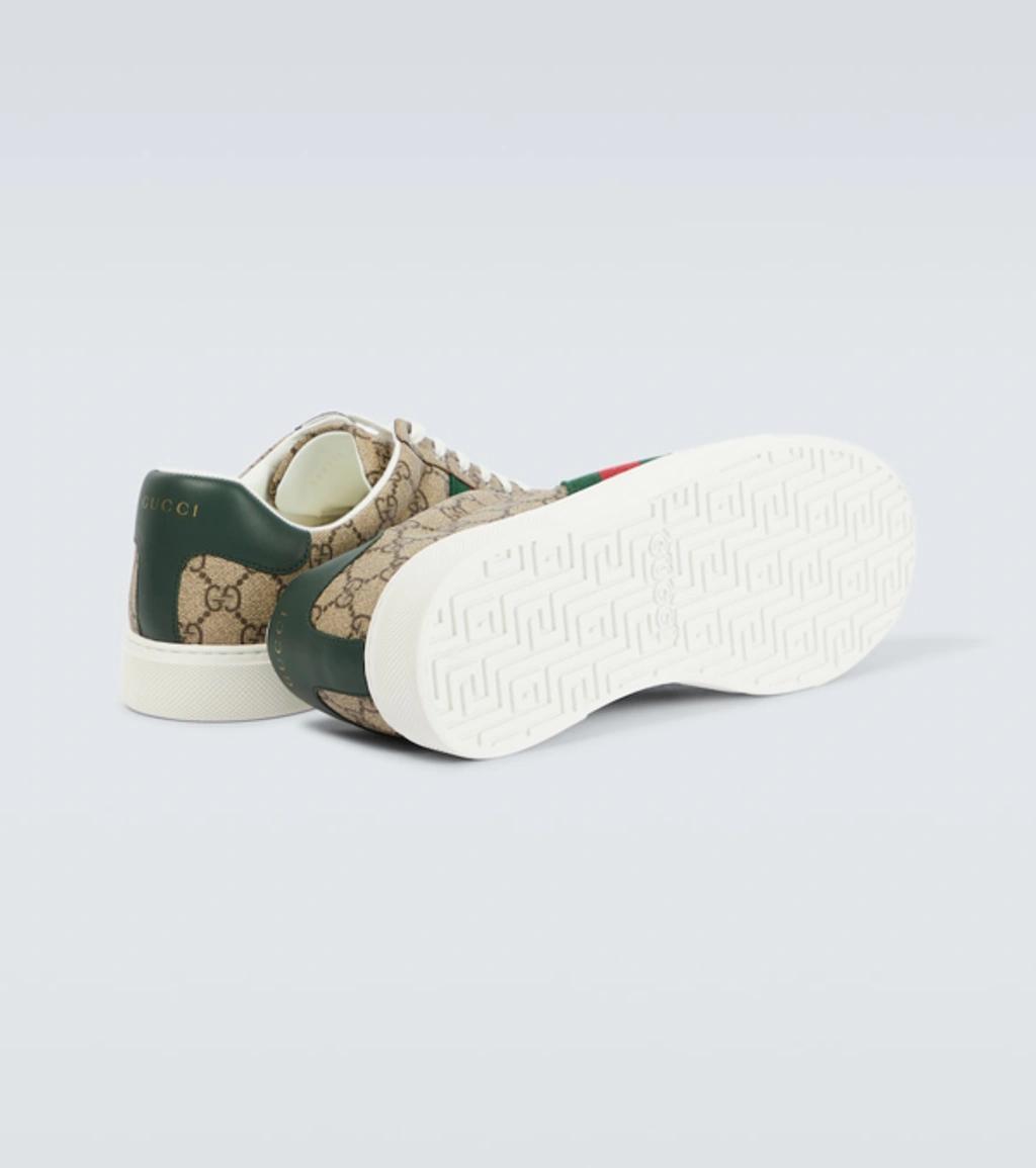 GUCCI Ace Herrensneaker Mit Web In Beige Product Image