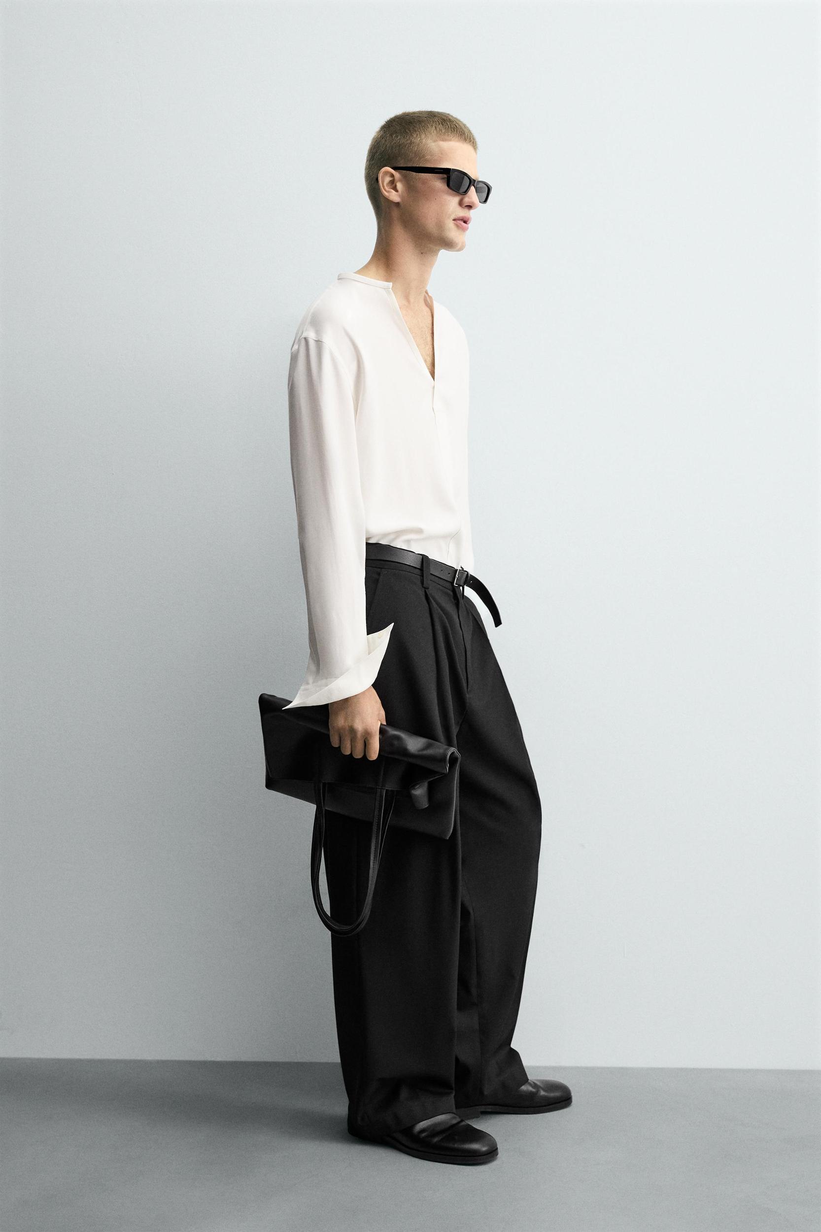 RELAXED FIT FLOWY SHIRT Product Image