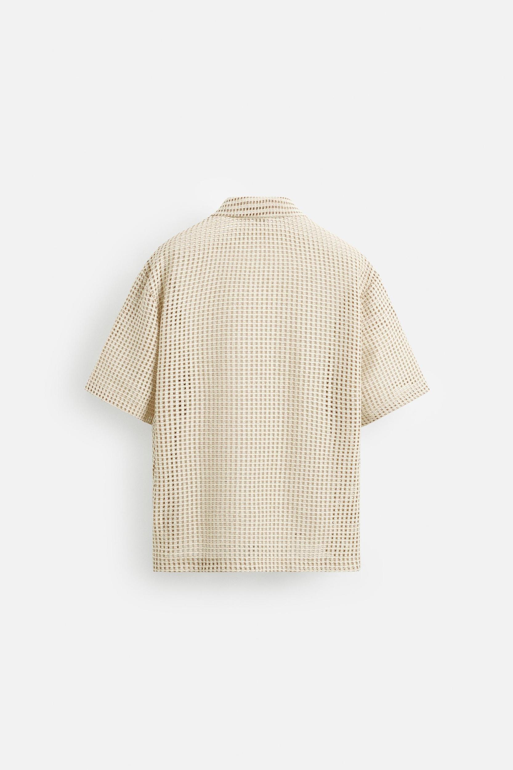 OPEN JACQUARD SHIRT Product Image