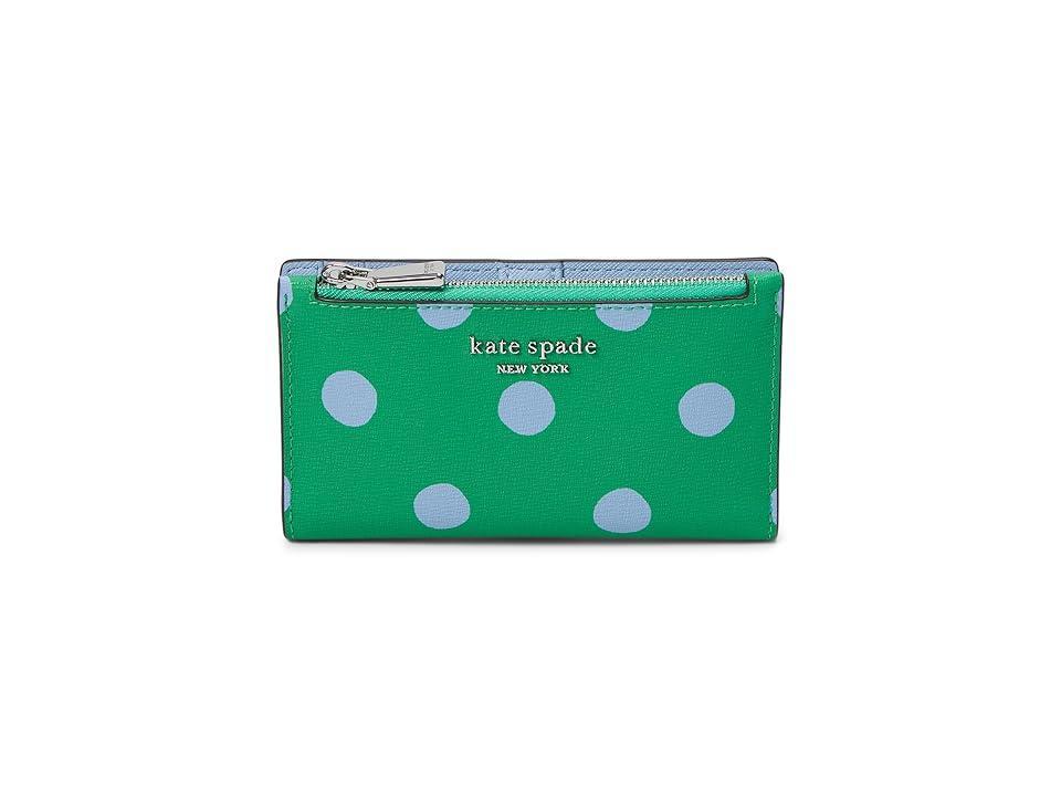 Womens Morgan Sunshine Dot Leather Bifold Wallet Product Image