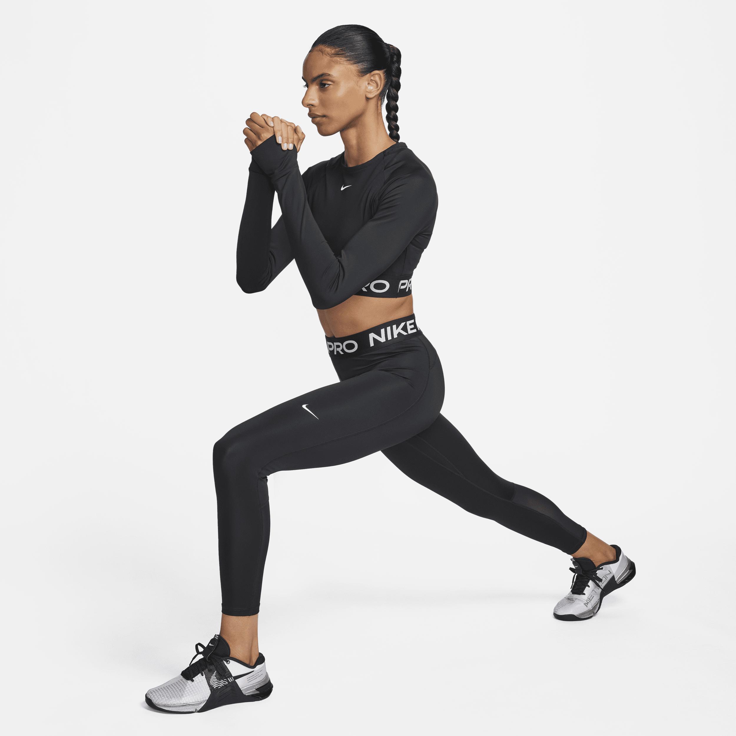 Nike Pro Women's Dri-FIT Cropped Long-Sleeve Top Product Image