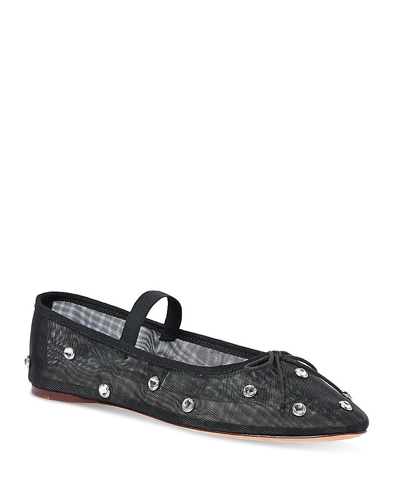 Womens Leonie Crystal Mesh Ballet Flats Product Image