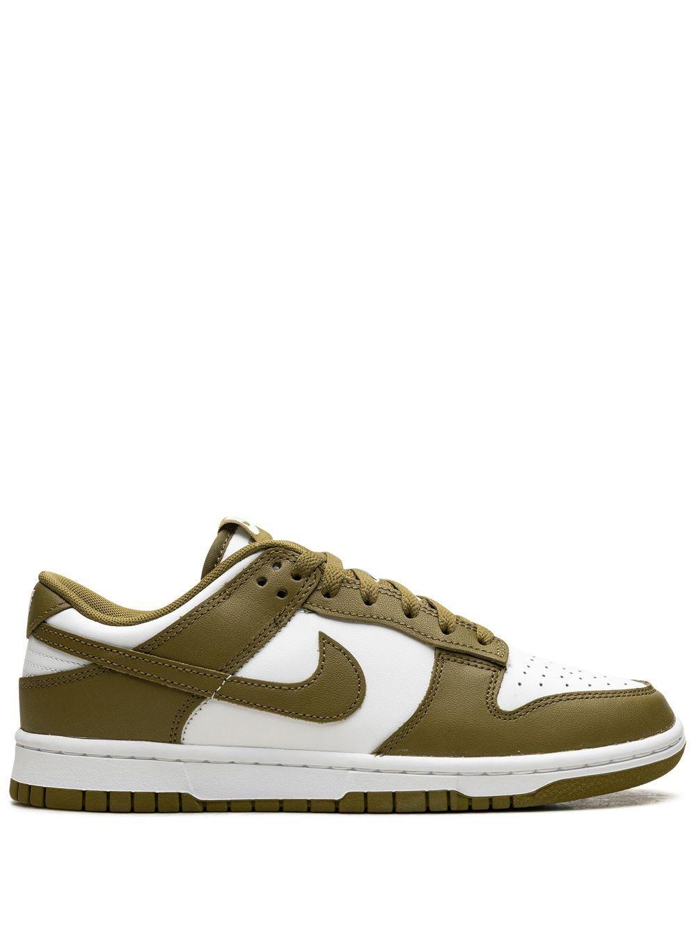 NIKE Dunk Low "pacific Moss" Sneakers In Green Product Image