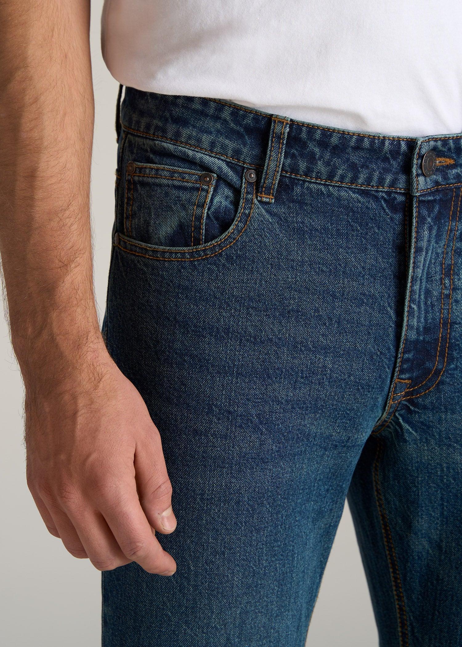 LJ&S TAPERED Jeans for Tall Men in Machine Blue Male Product Image