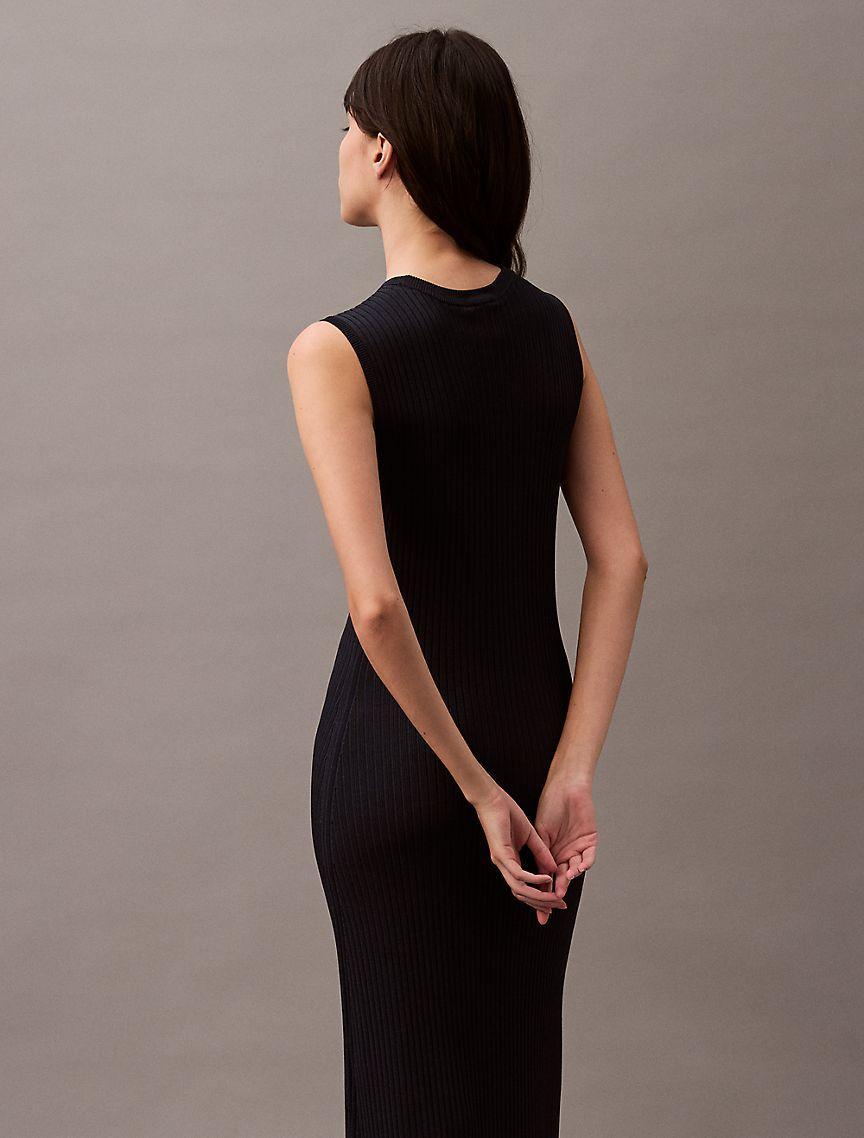 Viscose Ribbed Maxi Dress Product Image
