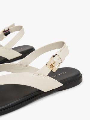 Flat Leather Slingback Sandal Product Image