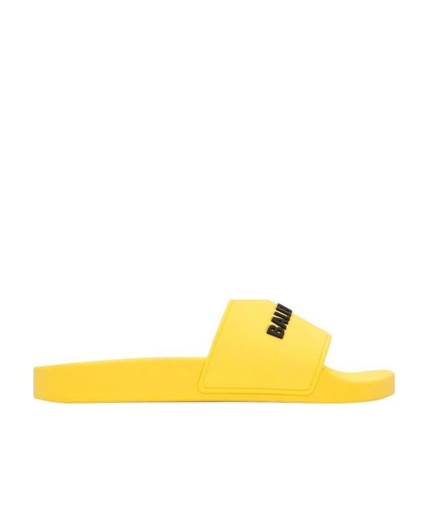 BALENCIAGA Pool Slide Sandals In Orange Product Image