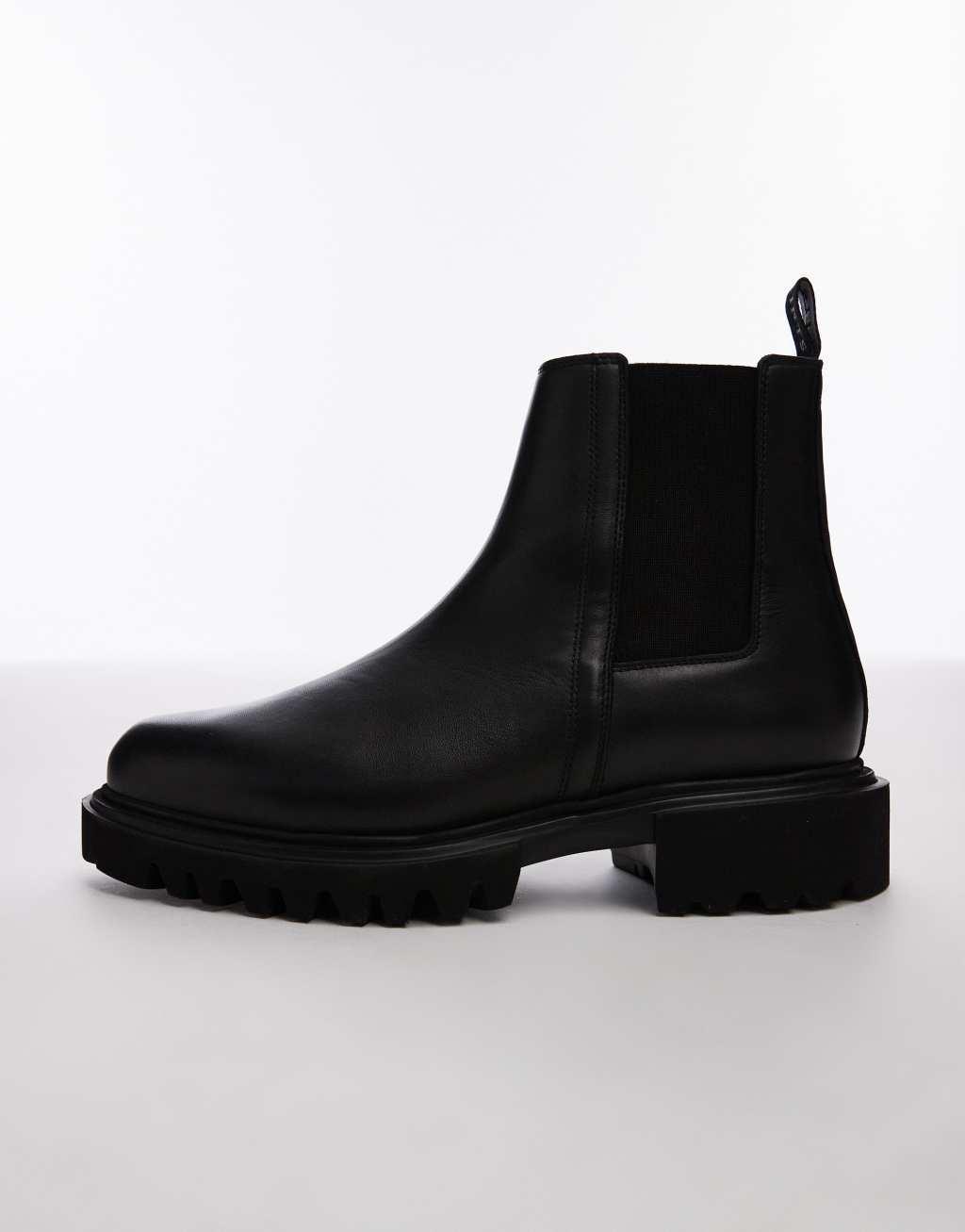 ALLSAINTS Vince Leather Boots In Black Product Image