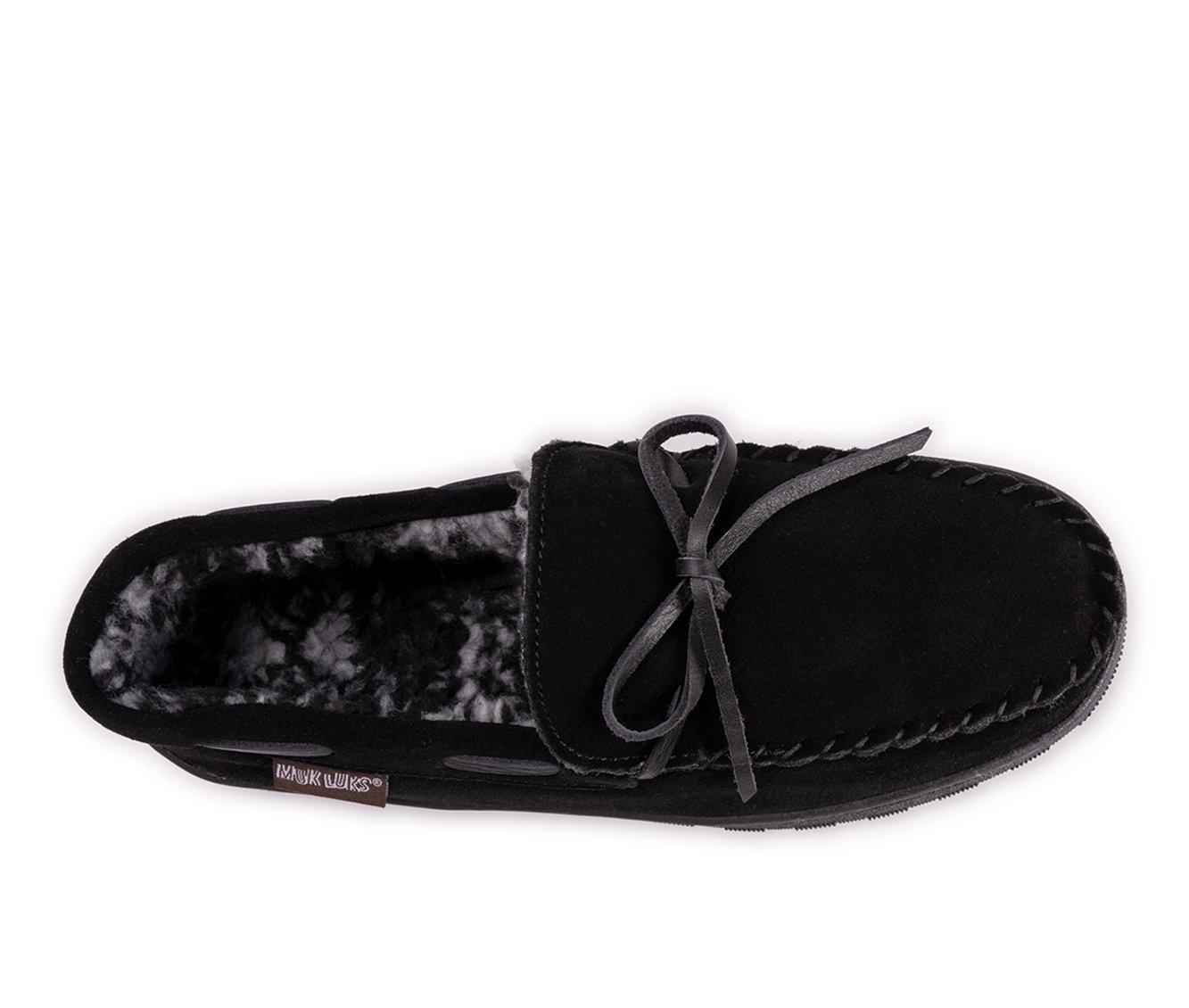 MUK LUKS Men's Paul Printed Berber Suede Moccasins Product Image