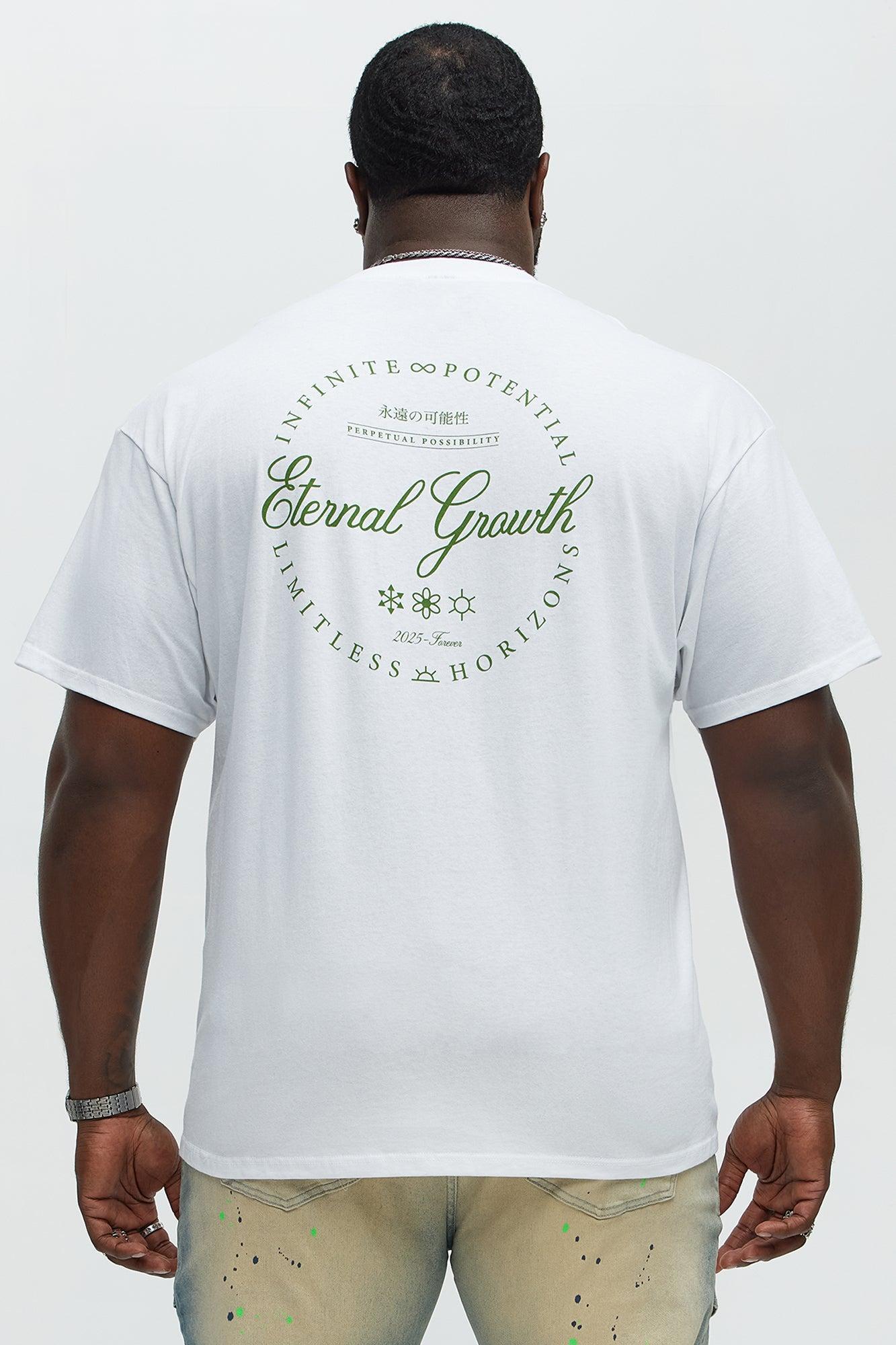 Eternal Growth Short Sleeve Tee - White Male Product Image