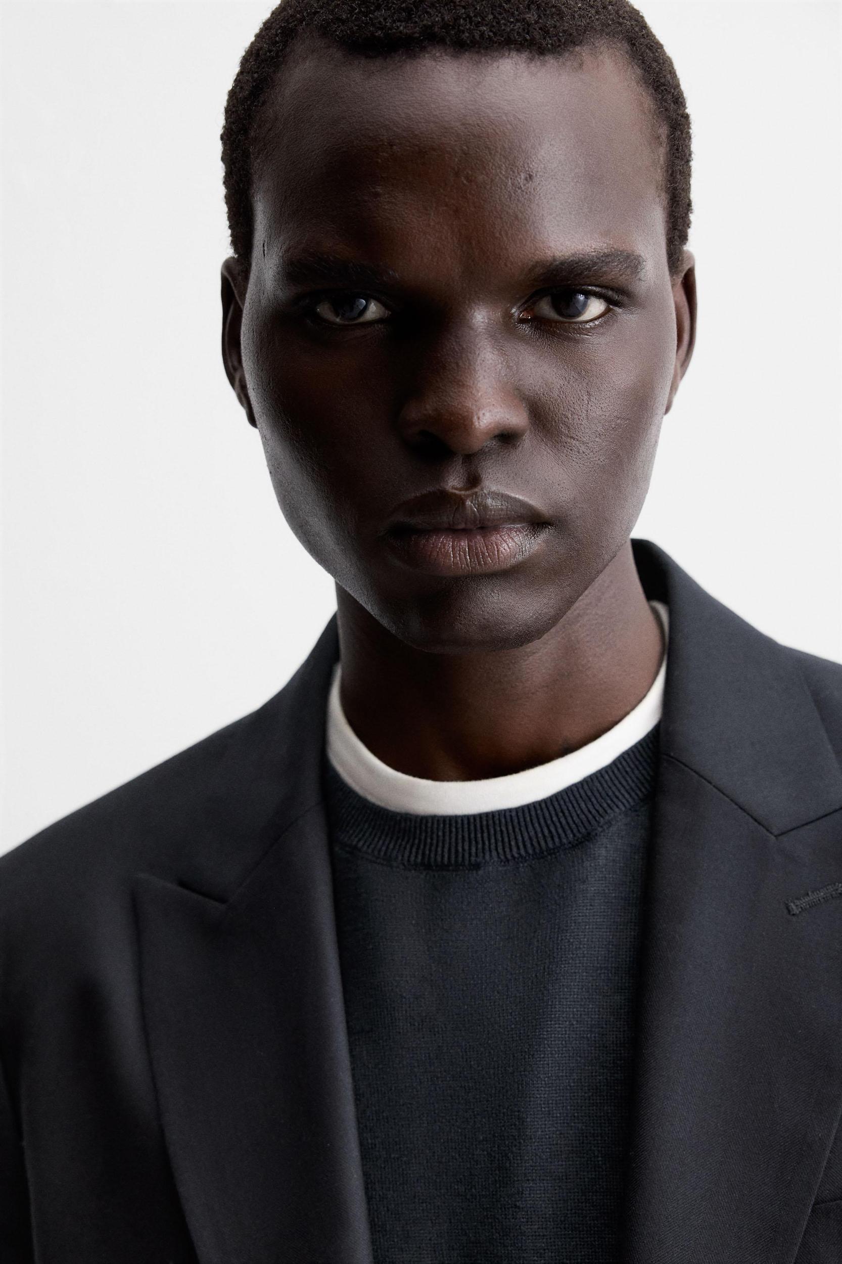 HERRINGBONE SUIT BLAZER Product Image