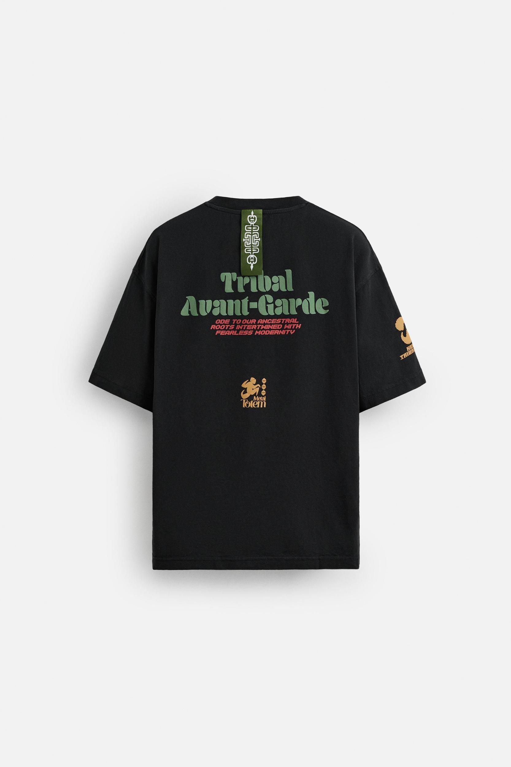 WASHED PRINT T-SHIRT Product Image