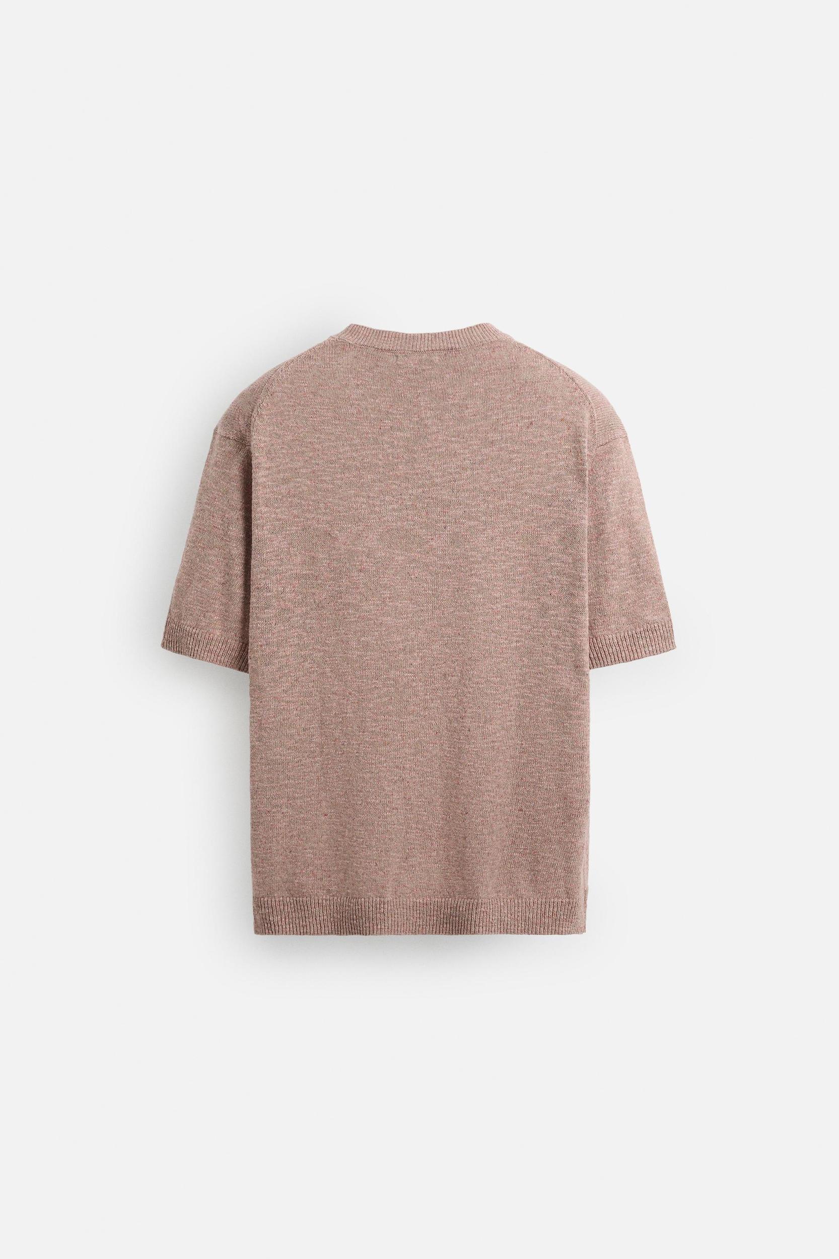 TEXTURED KNIT T-SHIRT Product Image