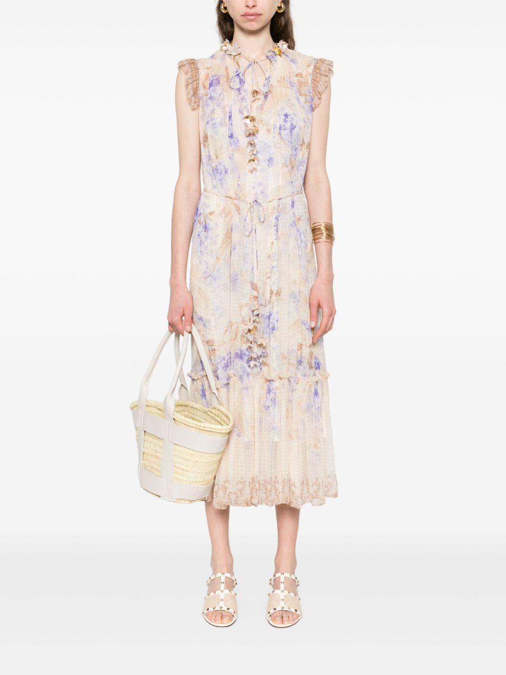 Dawning Flutter midi dress Product Image