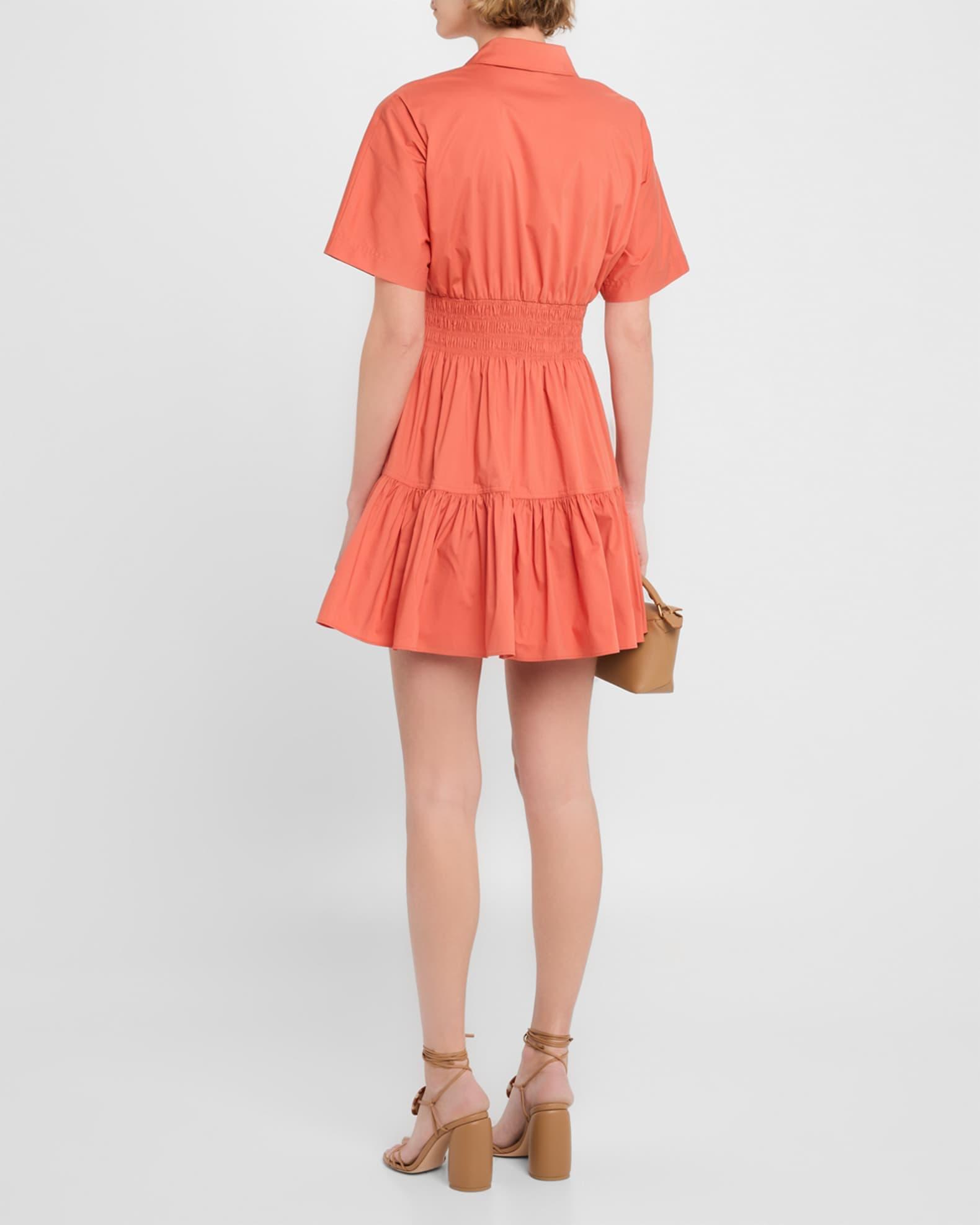 Greta Button-Front Shirtdress Product Image
