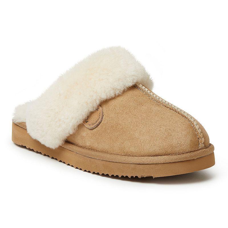 Fireside by Dearfoams Sydney Scuff Women's Slippers, Size: 6, Brown Product Image