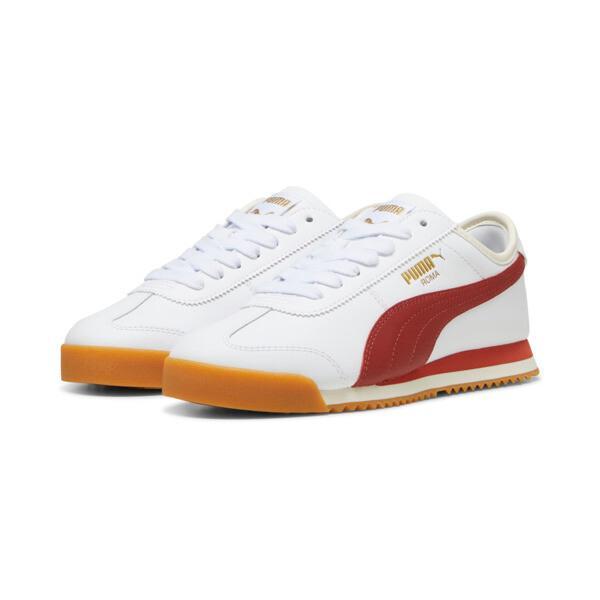 PUMA Roma 68 Revival Mens Sneakers in White/Mars Red/Gum Product Image