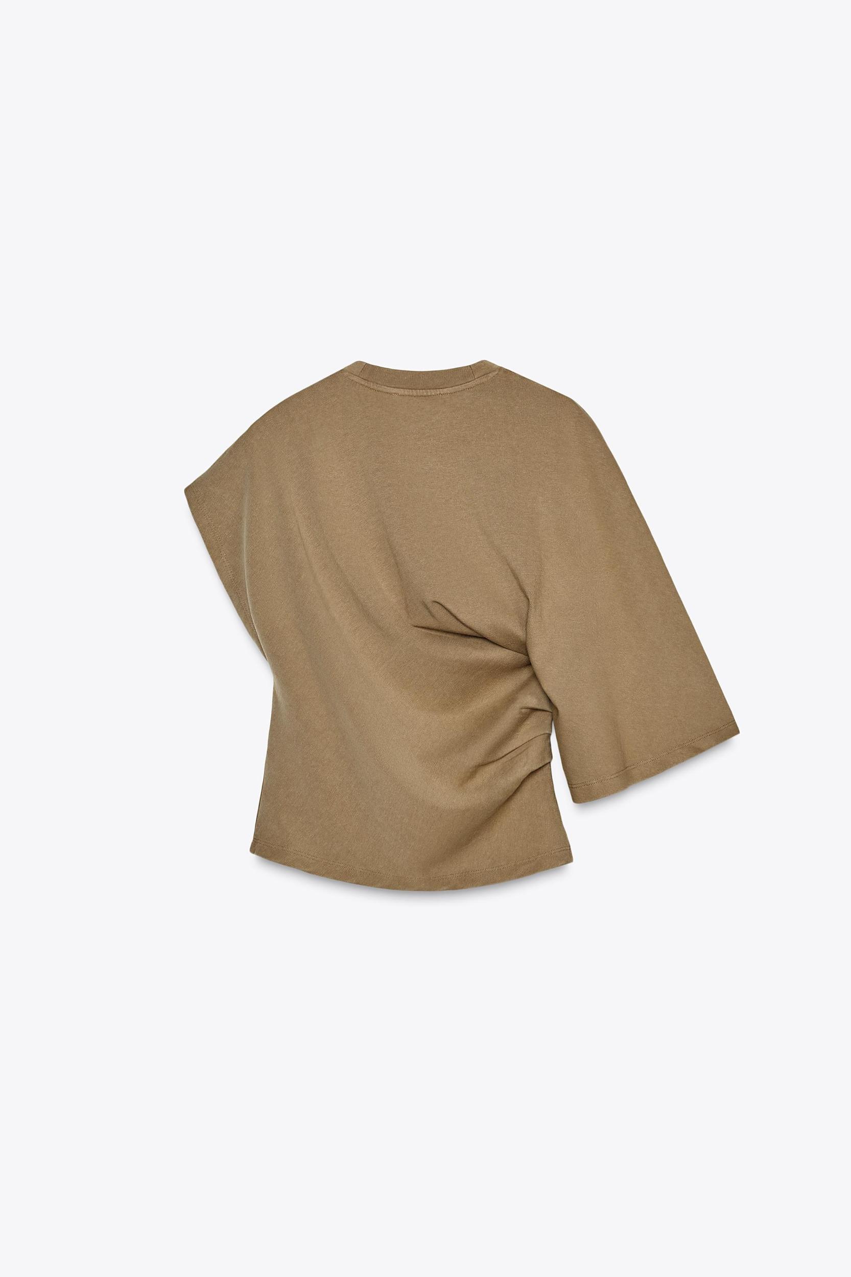 WASHED ASYMMETRIC T-SHIRT Product Image