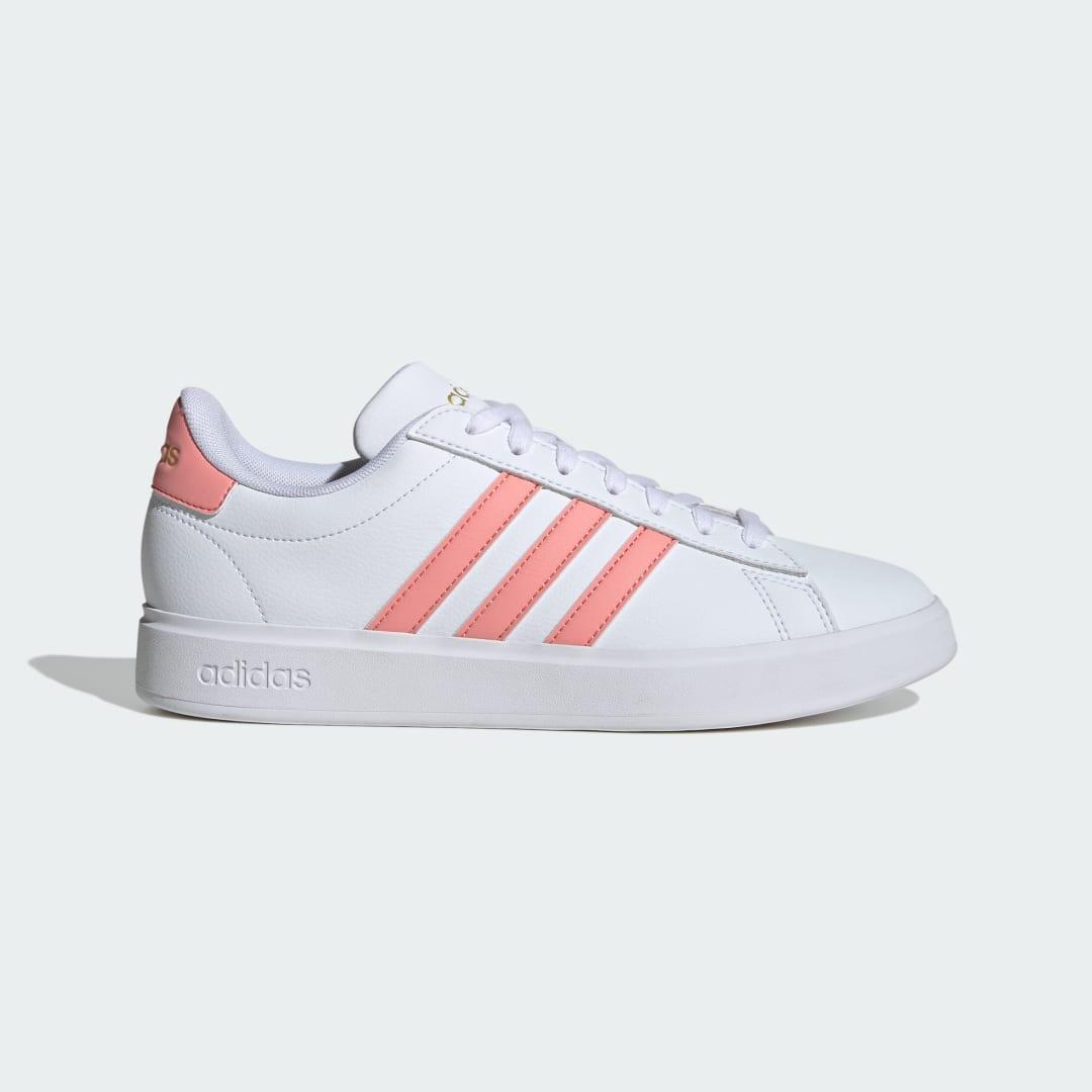 adidas Grand Court Shoes Cloud White 8.5 Womens Product Image