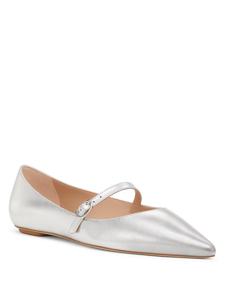 Emilia Leather Mary Jane Ballerina Flats Product Image