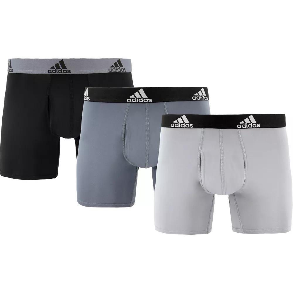 Big & Tall adidas 3-pack Performance Boxer Briefs, Men's,  Product Image