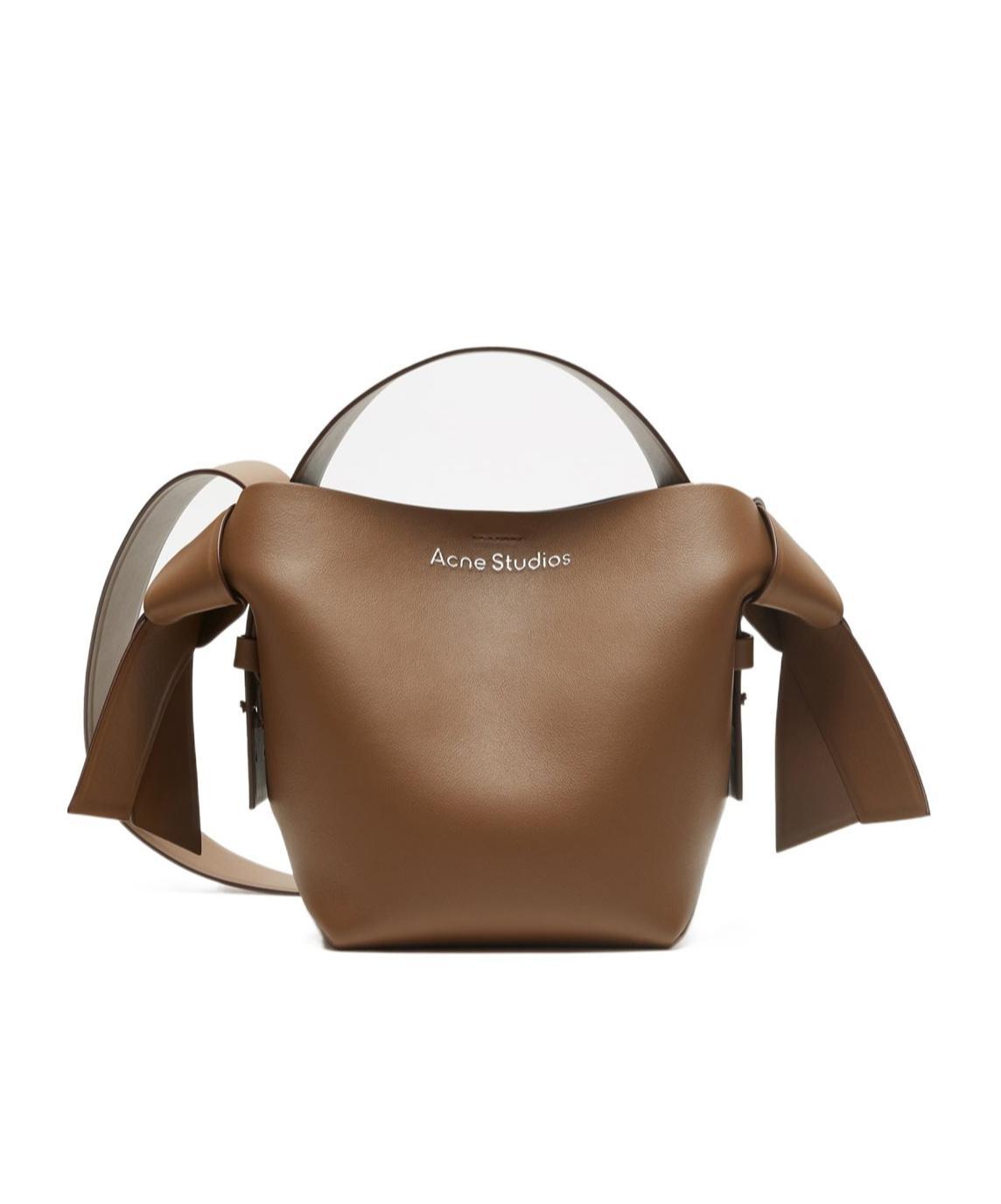 ACNE STUDIOS Musubi Cross Body Bag In Brown Product Image